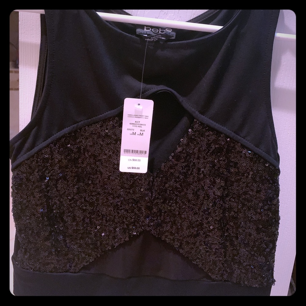 Sequin keyhole crop top NEW!
